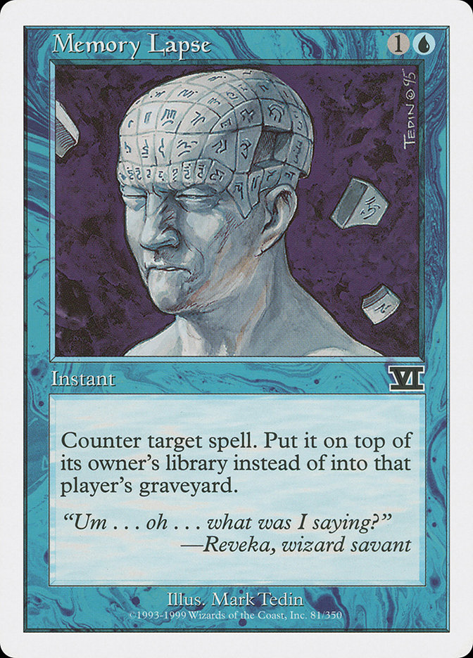 記憶の欠落／Memory Lapse - MTGフレーバーテキストwiki | Magic